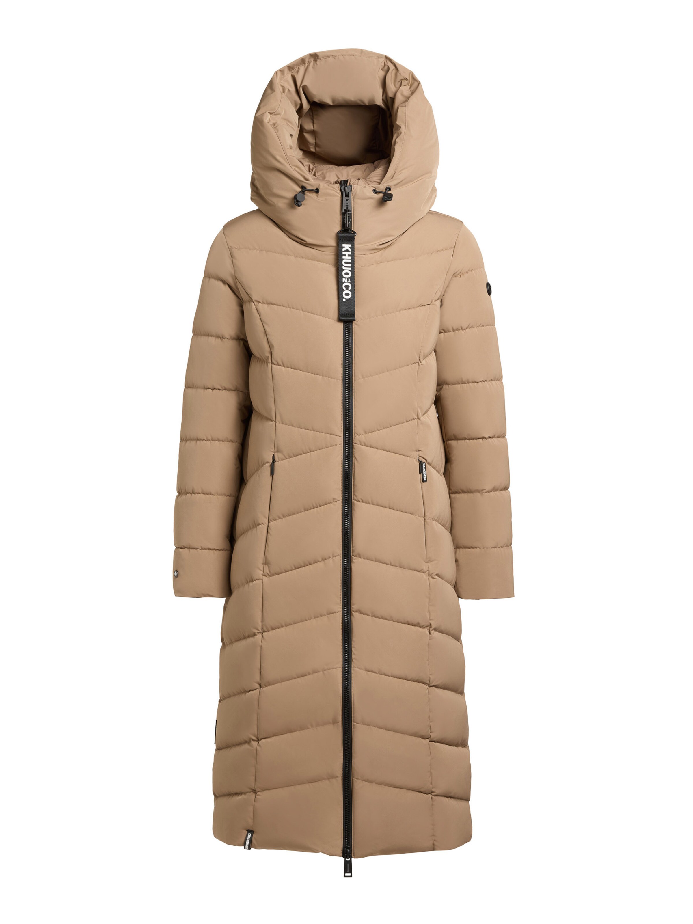 khujo Зимнее пальто 'Fiska' в Коричневый: спереди