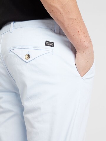 SCOTCH & SODA Regular Chino 'Essentials' in Blauw