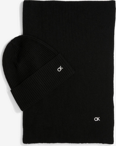 Calvin Klein Scarf in Black / White, Item view