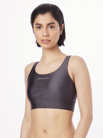 Röhnisch Bralette Sports Bra in Grey: front