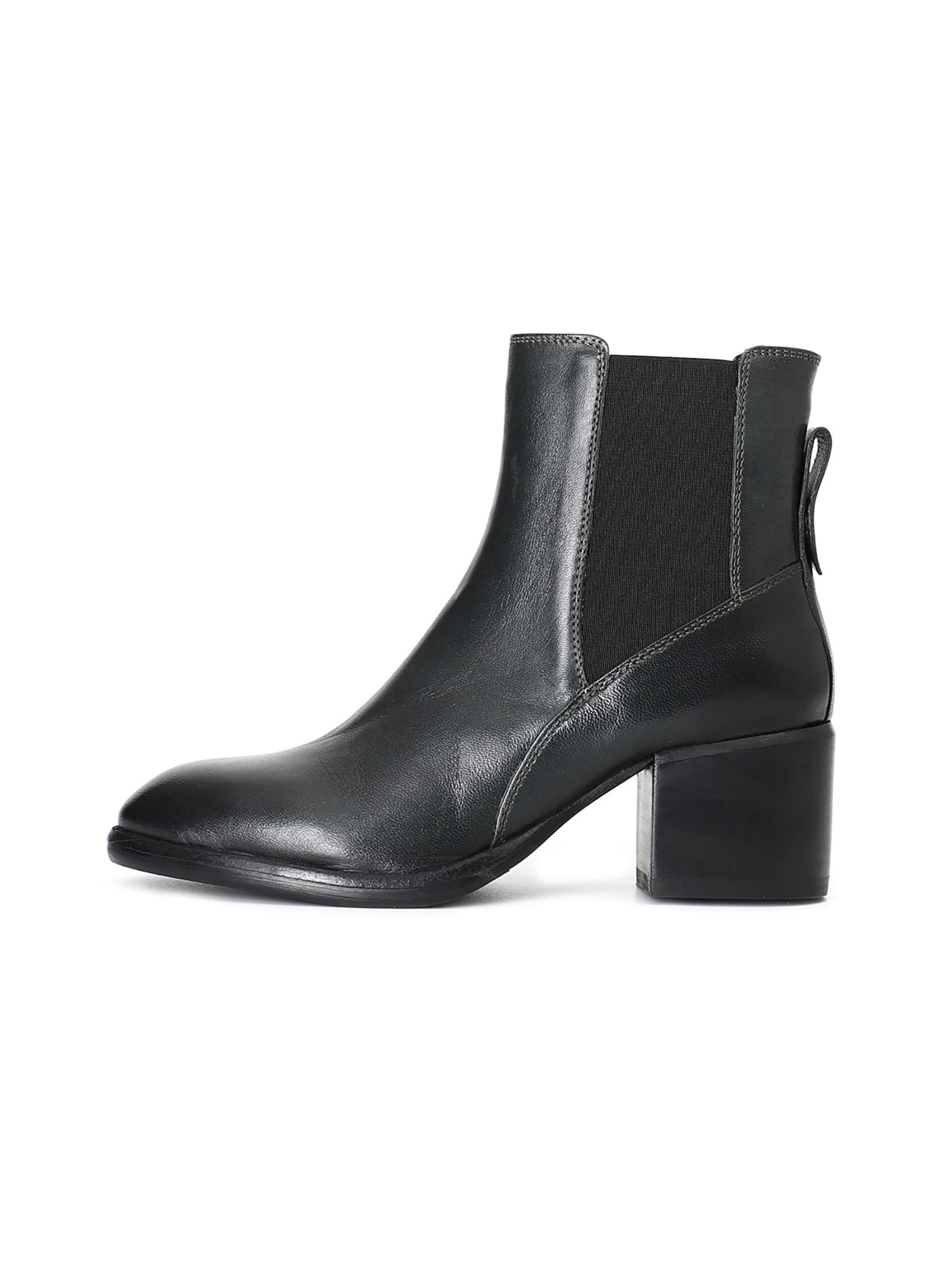 CAFè NOIR Chelsea boots in Groen: voorkant