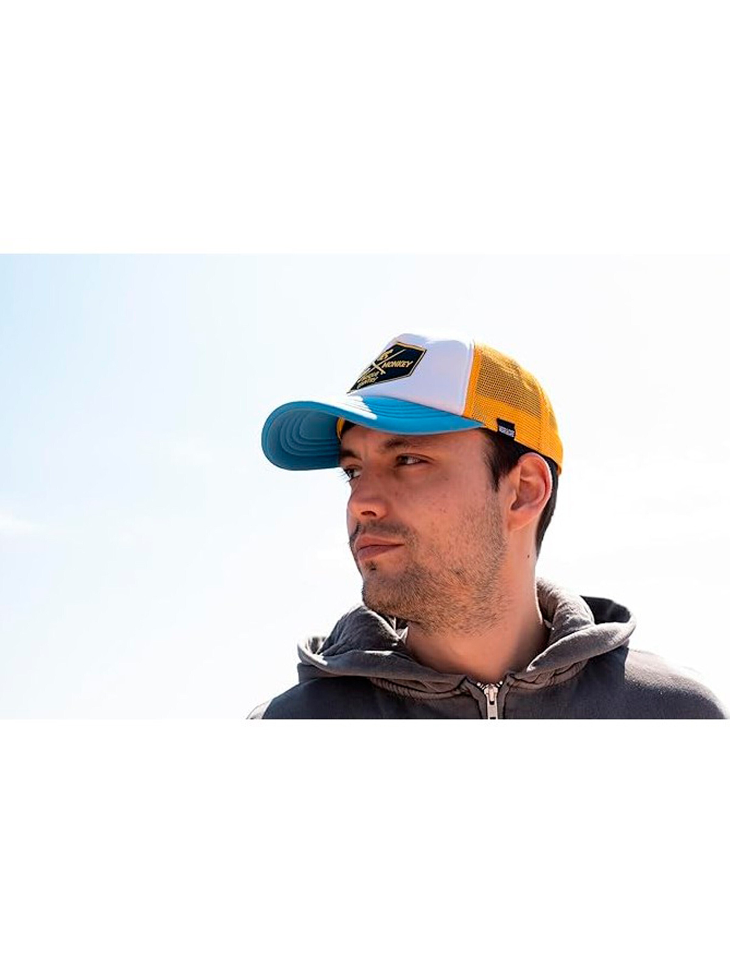 Casquette de sport Surf Monkey en jaune