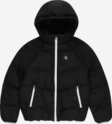 Calvin Klein Jeans Winter jacket in Black: front