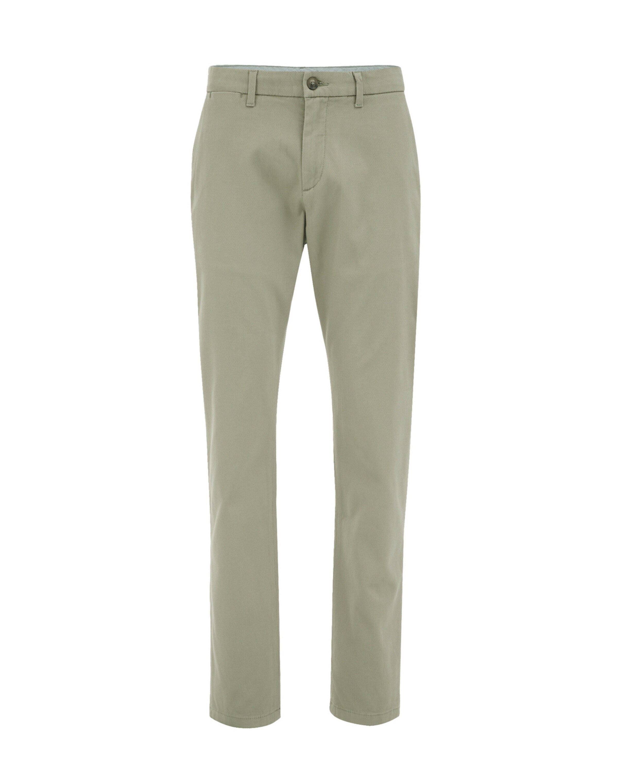 zaļš WE Fashion Piegulošs Čino bikses: no priekšpuses