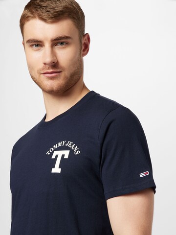Tommy Jeans Тениска 'LETTERMAN' в синьо