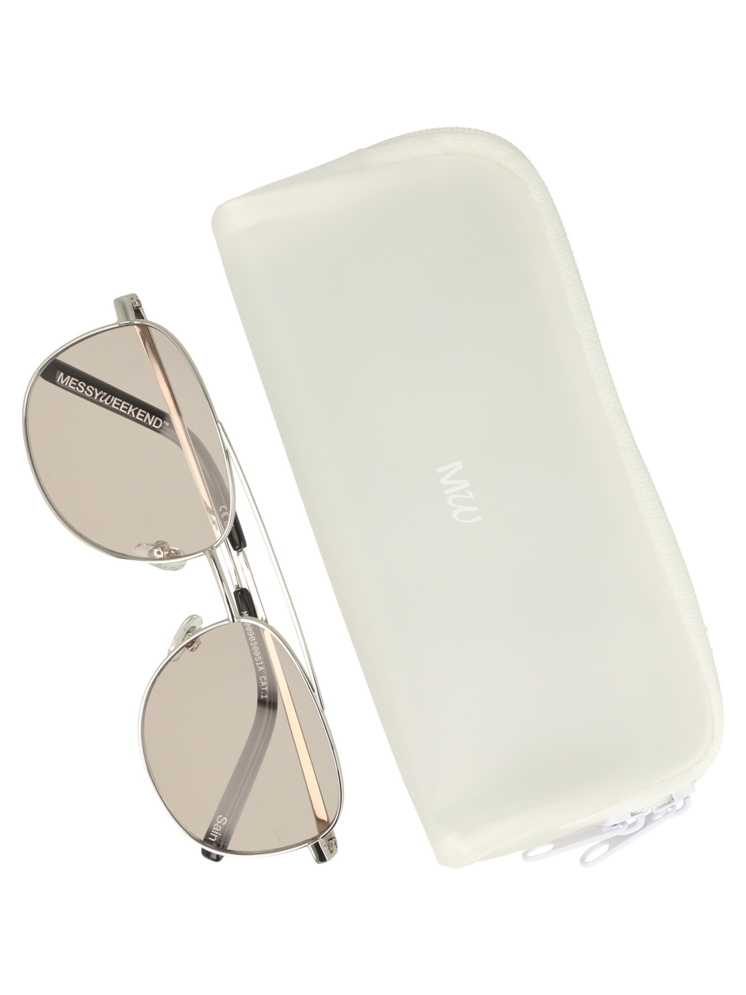 MessyWeekend Sunglasses ' SAIN ' in Silver