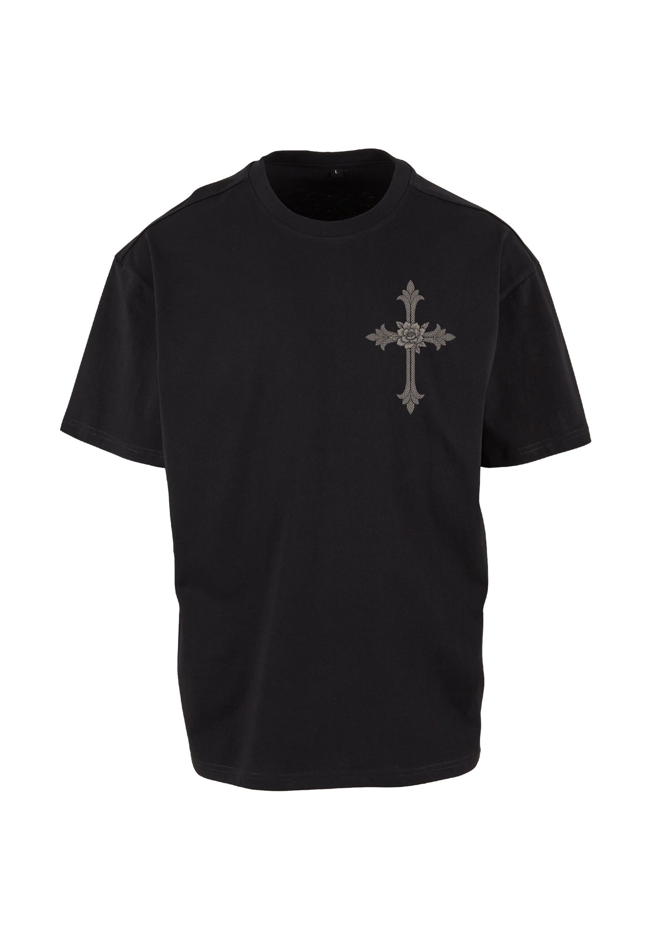 Mister Tee - Camiseta 'Sacred Skin' en negro: frente