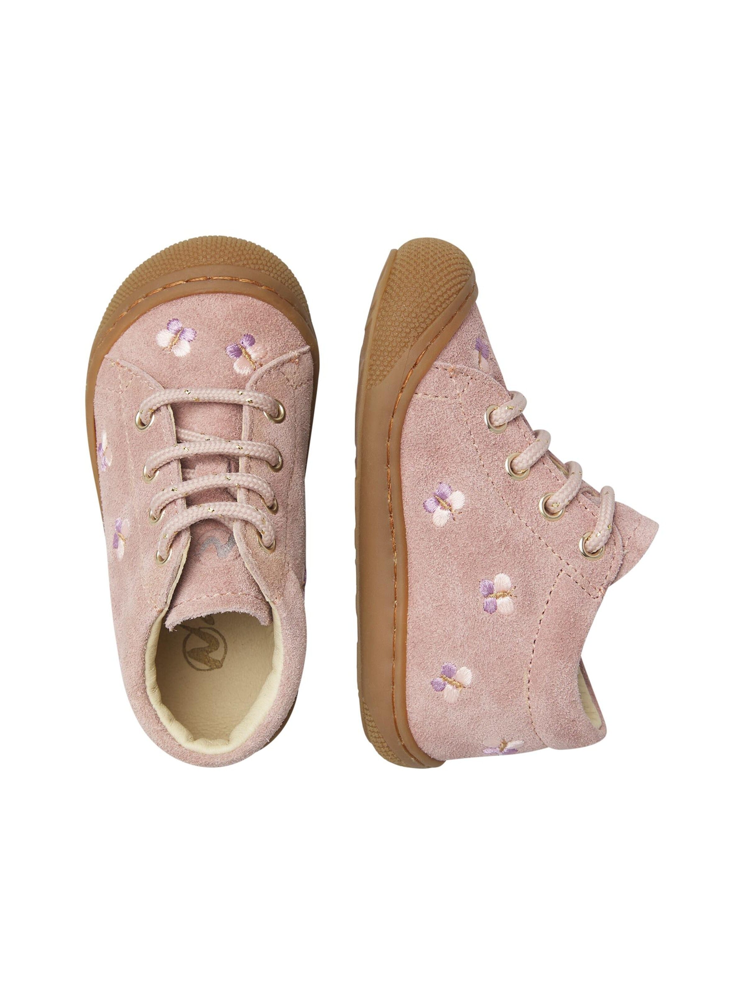 Baskets 'COCOON EMBR.BUTTERFLY' NATURINO en rose