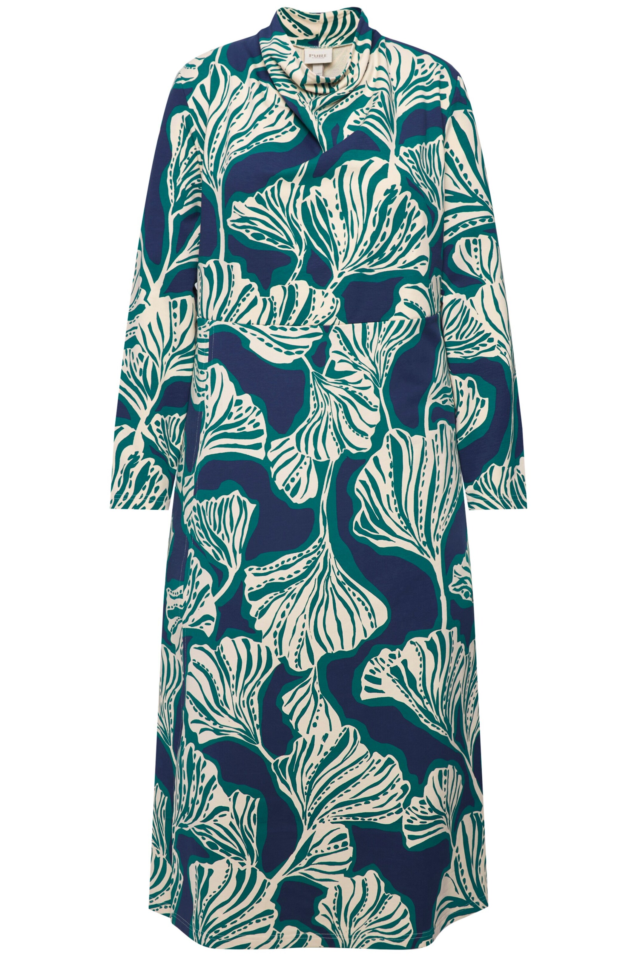 Ulla Popken Jurk in Blauw: voorkant