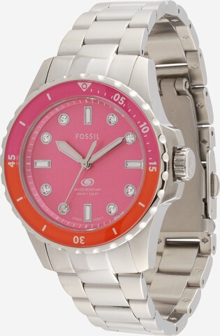 FOSSIL Analogové hodinky – stříbrná: přední strana