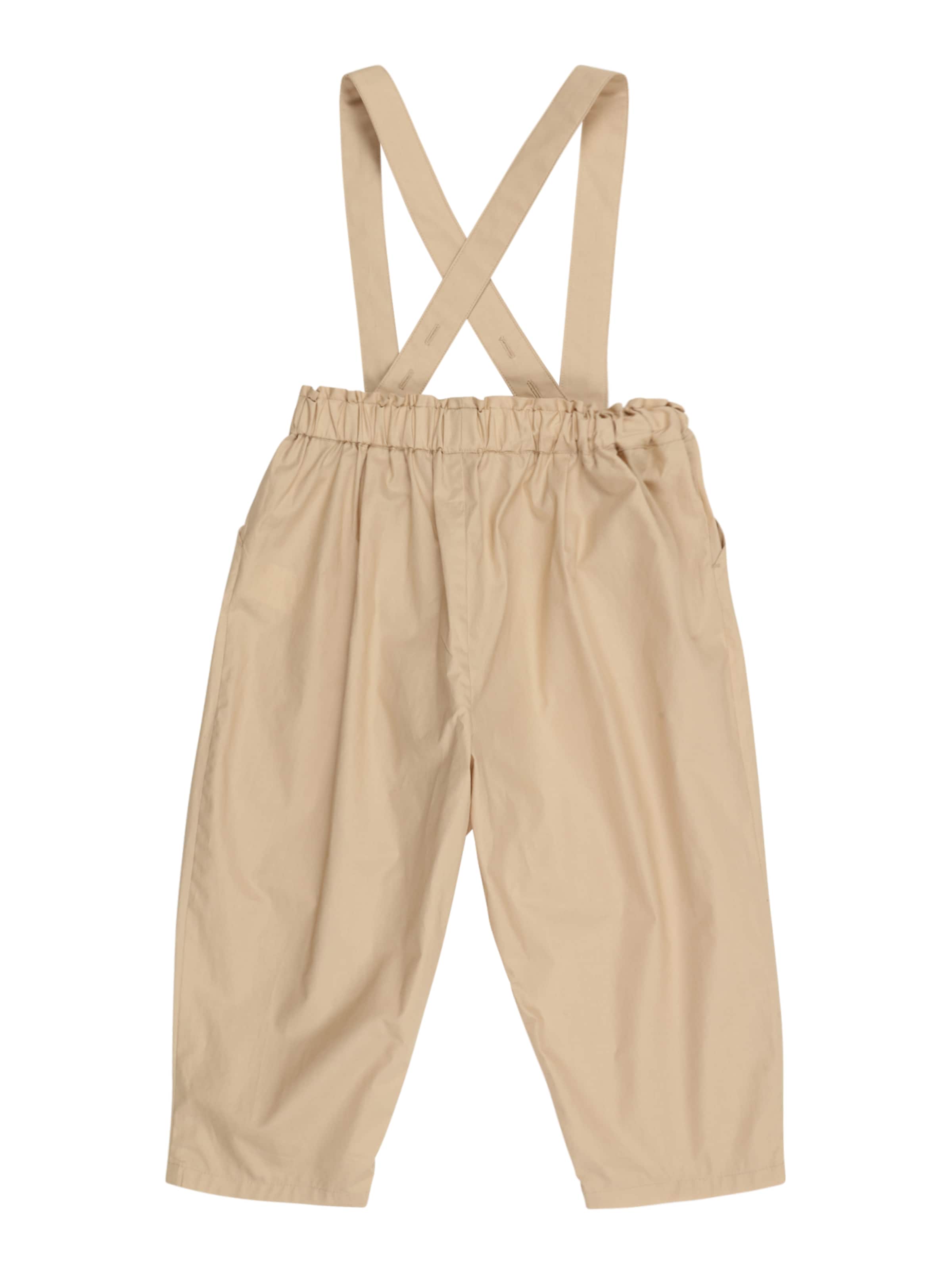IVY OAK KIDS Regularen Hlače z naramnicami | bež barva