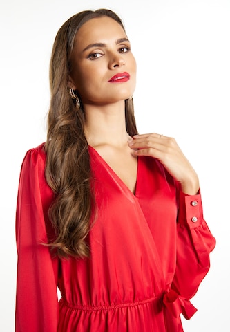 fainaKoktel haljina - crvena boja