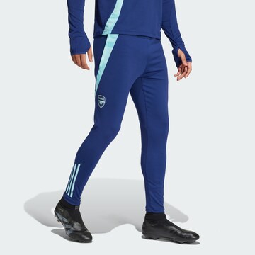 ADIDAS PERFORMANCE Slimfit Sporthose 'Arsenal Tiro 24' in Blau: Vorderseite