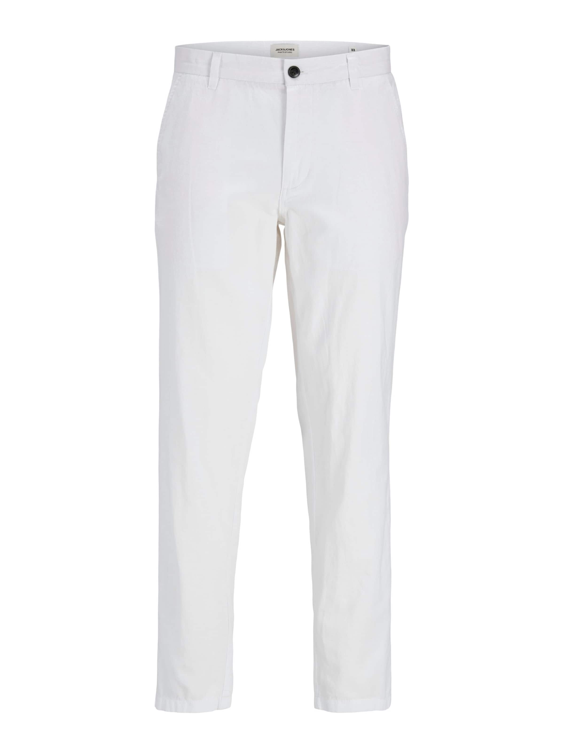 JACK & JONES Chino Pants 'JPSTACE JJSUMMER' in White: front
