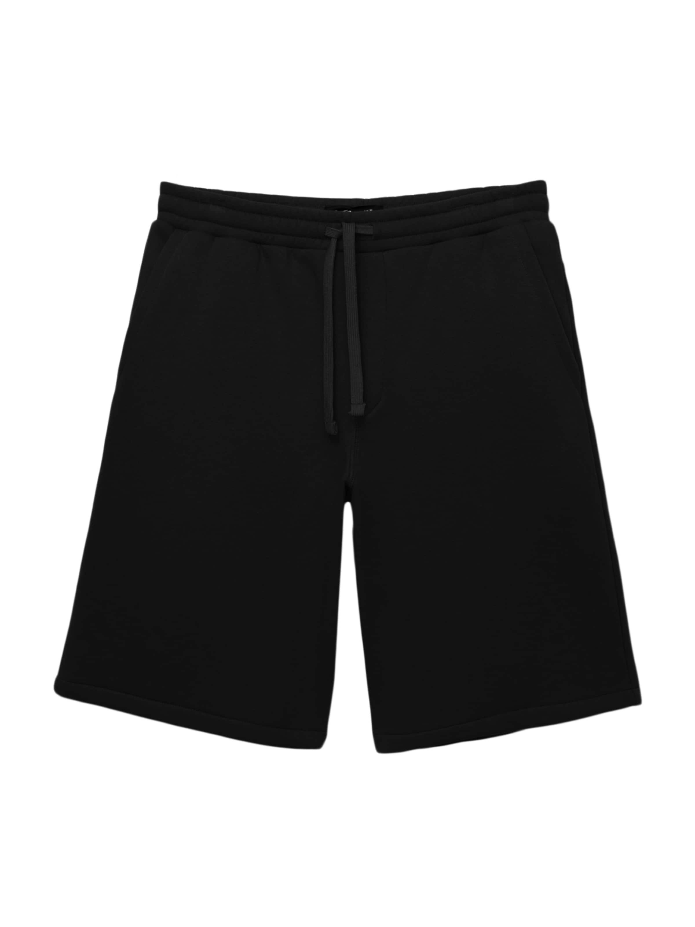 Pull&Bear Szeroka nogawka Spodnie w kolorze czarny: przód