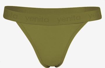String di Yenita in verde: frontale