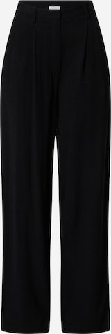 Wide leg Pantaloni con pieghe 'Thora' di LeGer by Lena Gercke in nero: frontale