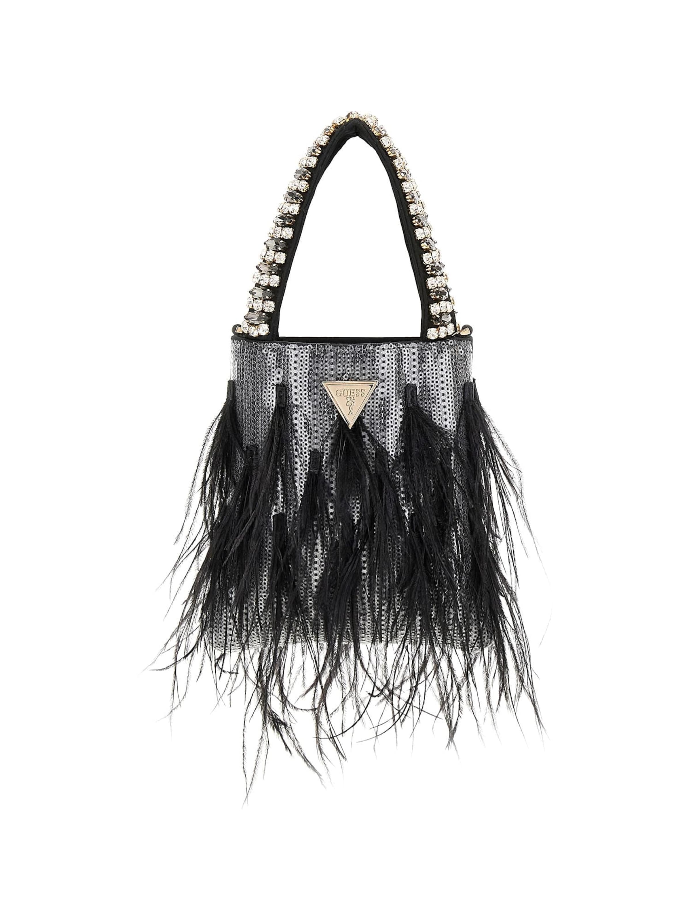 GUESS Handtasche 'Misea' in Schwarz: Vorderseite