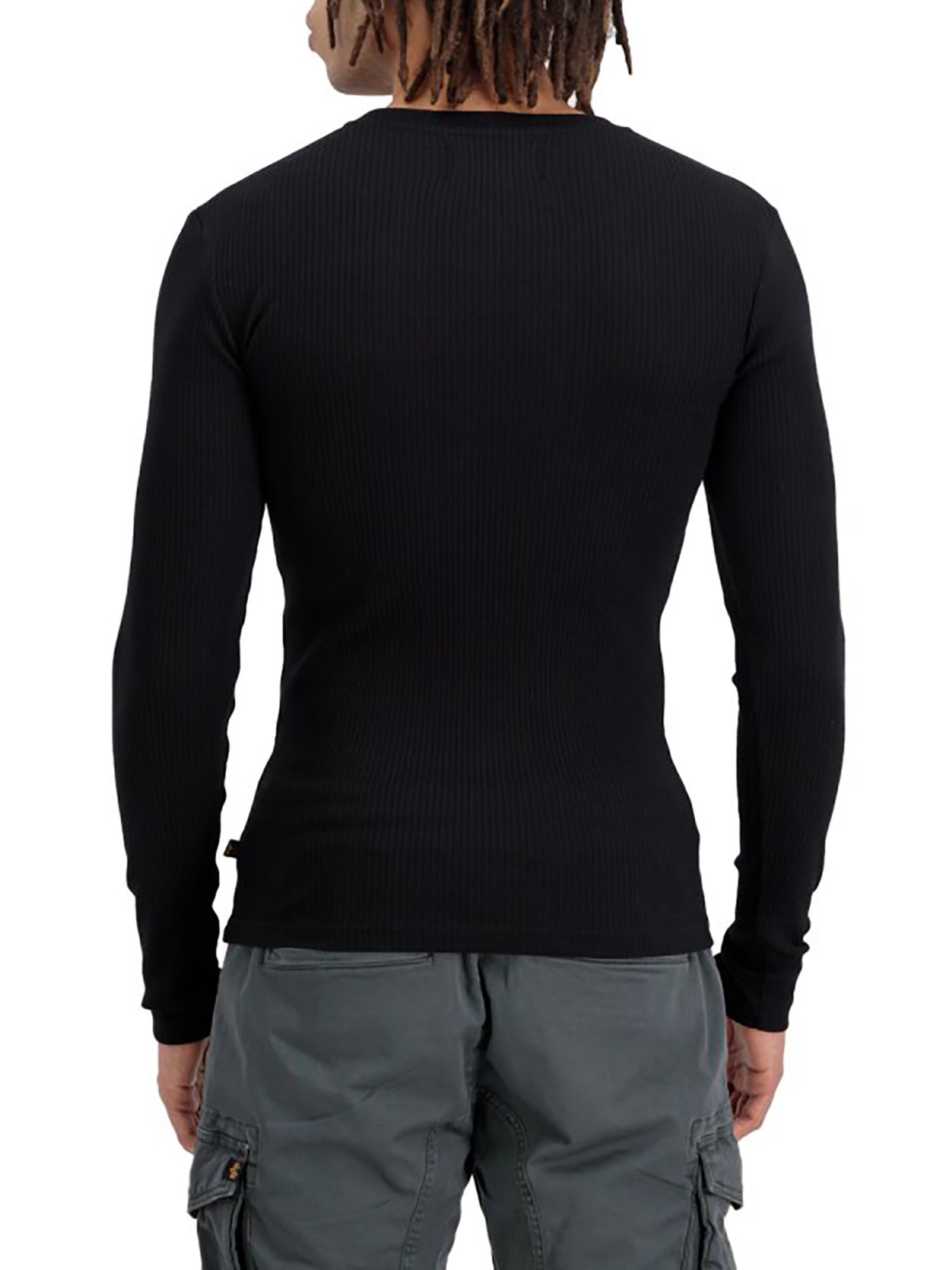 ALPHA INDUSTRIES Pullover '136505-03'‌‌‌‌ in Schwarz