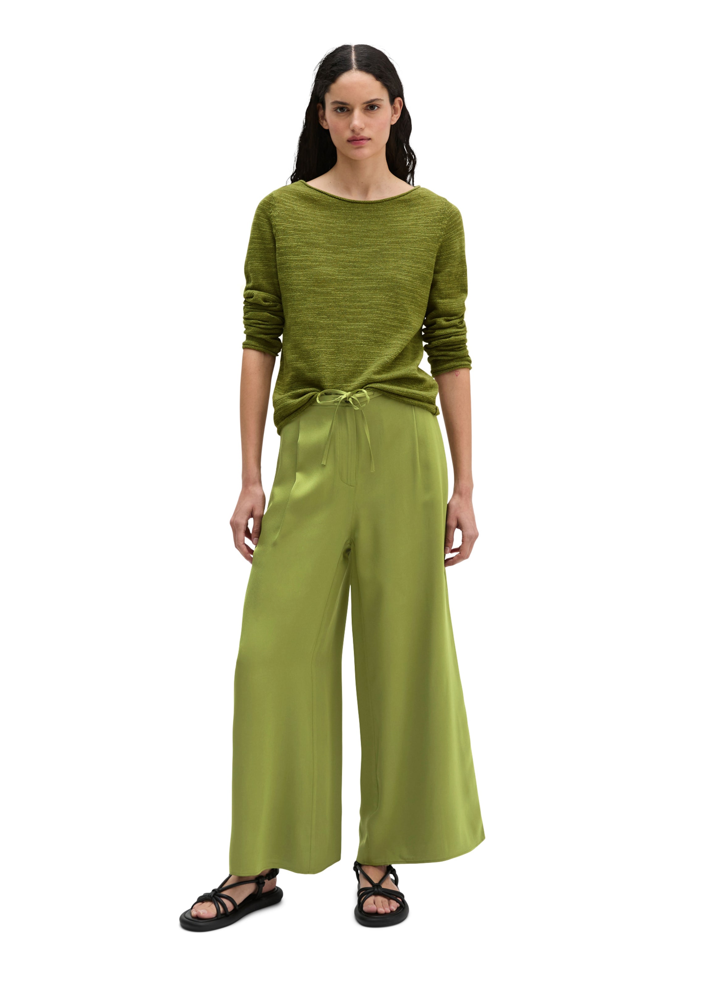 Loosefit Pantalon Marc O'Polo en vert