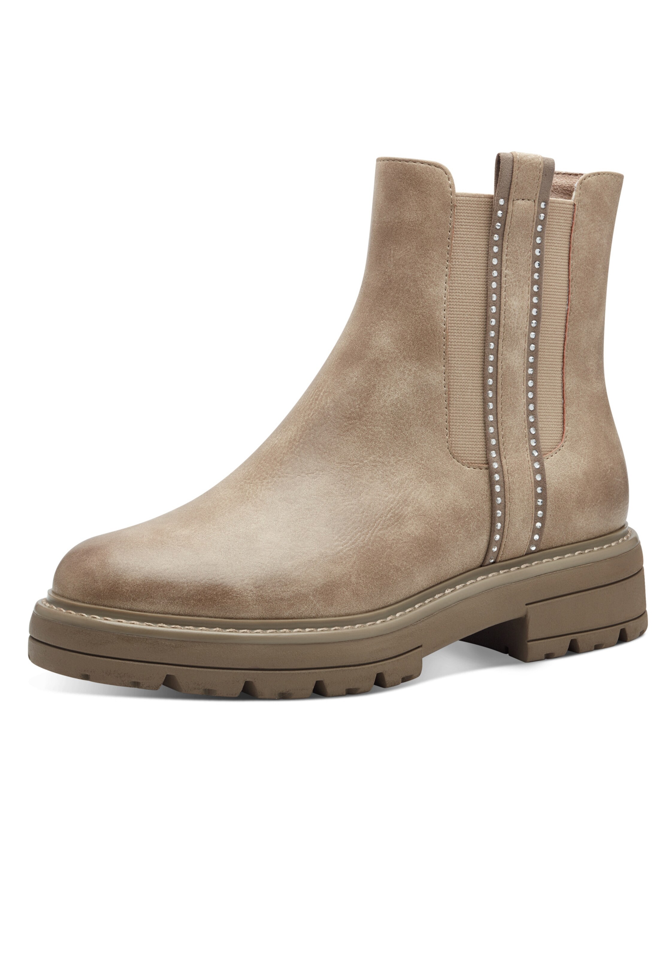 MARCO TOZZI - Botas pelo tornozelo em cinzento: frente