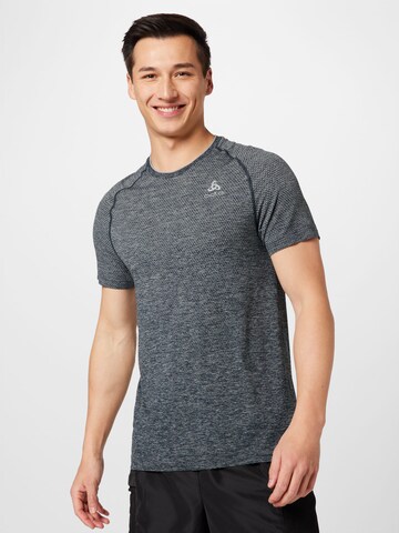 ODLO - Camisa funcionais 'Essential Seamless' em cinzento: frente