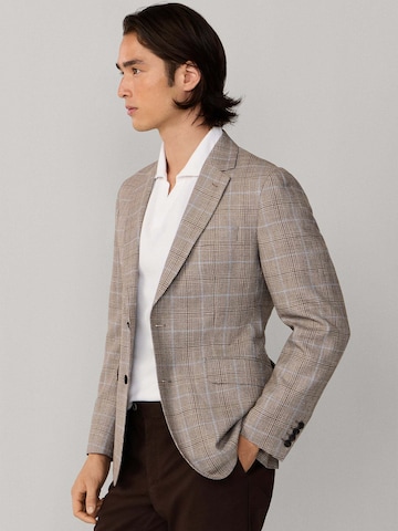 Coupe slim Veste de costume 'Ascot' Hackett London en beige
