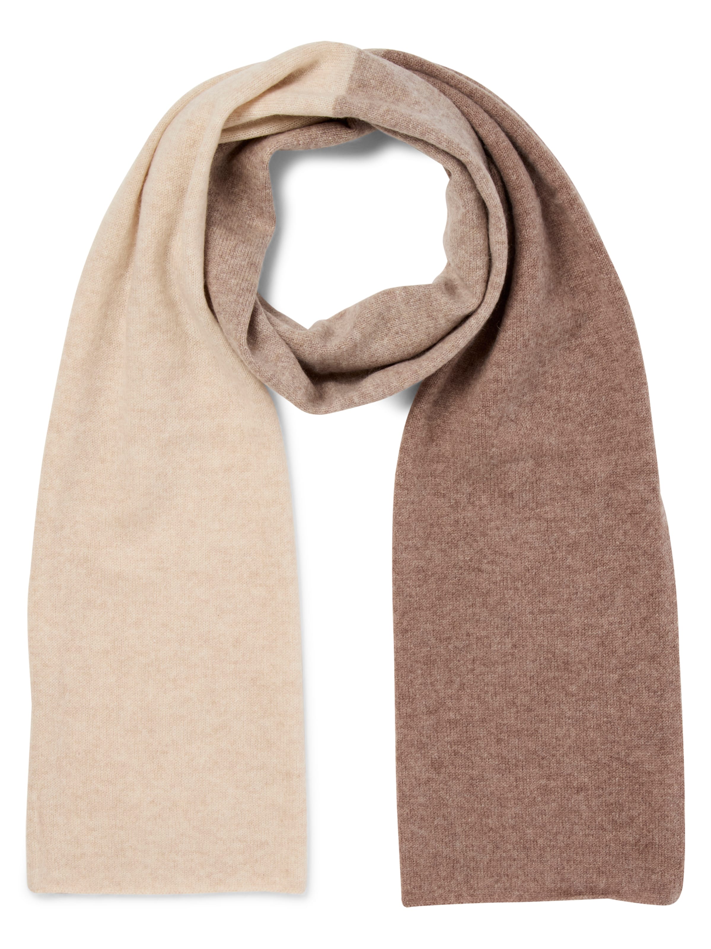Marie Lund Sjaal in Beige: voorkant
