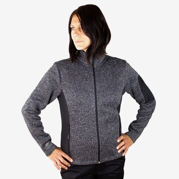 FORSBERG Knit Cardigan 'Elva' in Grey: front