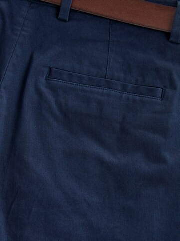 Next Slimfit Chino hlače | modra barva