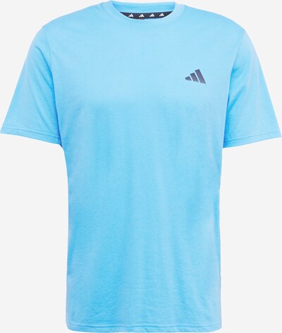 ADIDAS PERFORMANCE T-Shirt fonctionnel 'Train Essentials Comfort ' en bleu clair / noir, Vue avec produit