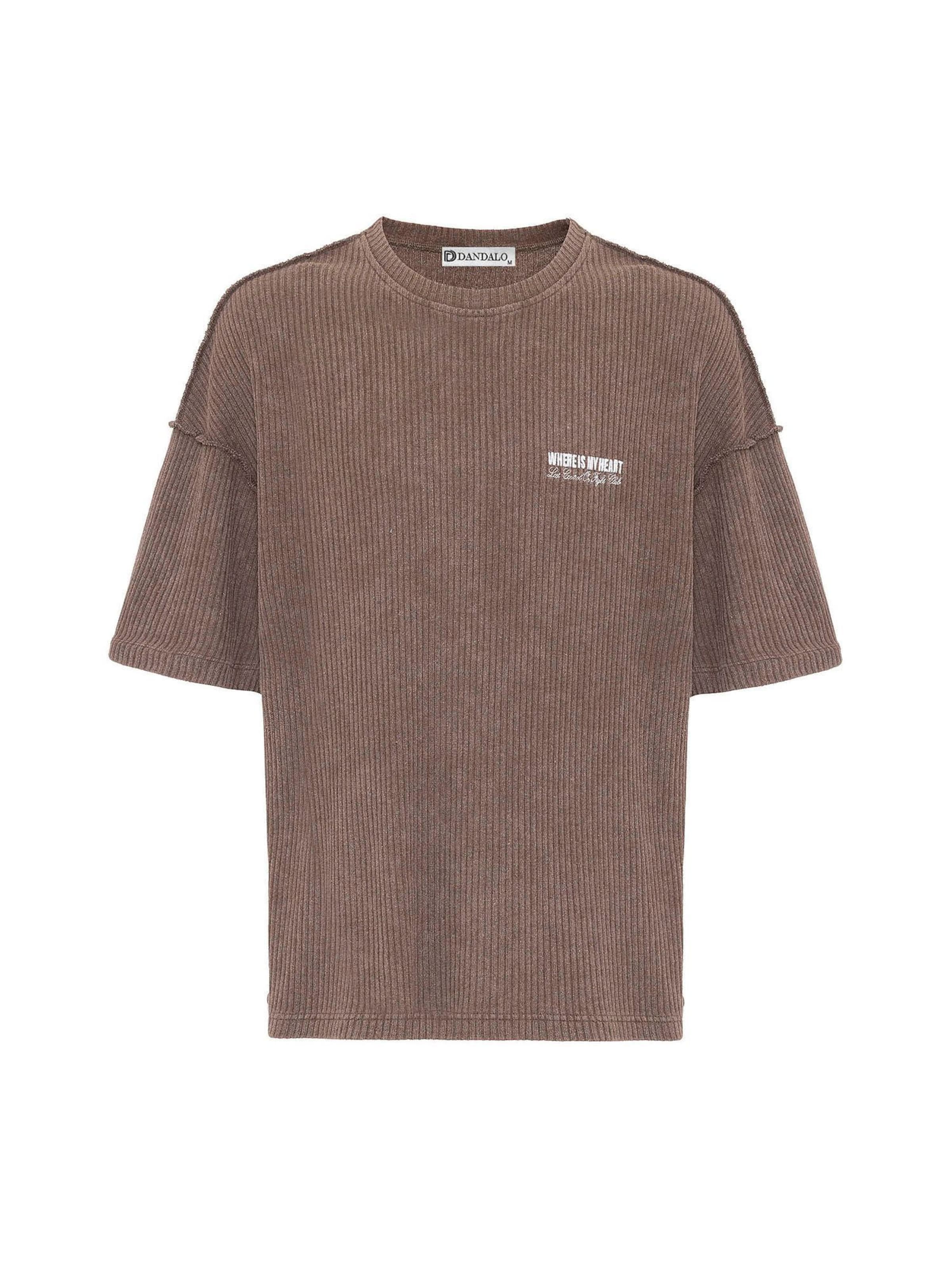 Dandalo - Camisa em castanho: frente