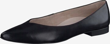 Paul Green Ballet Flats in Black: front