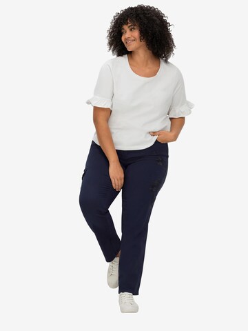 sheego by Joe Browns Regular Cargo Pants in Blue