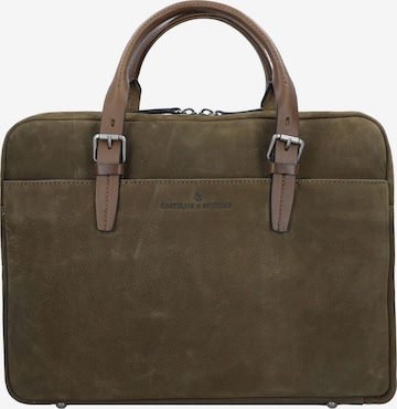 Castelijn & Beerens Document Bag in Green: front