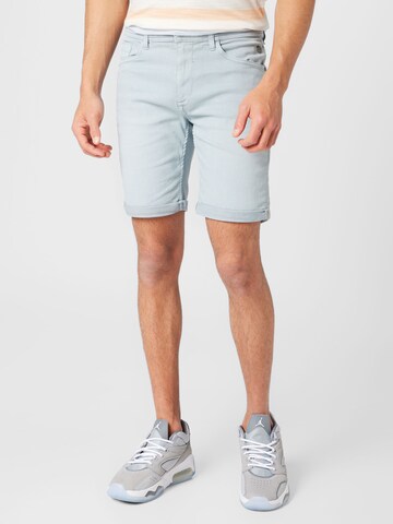 BLEND Normální Kalhoty – modrá: přední strana