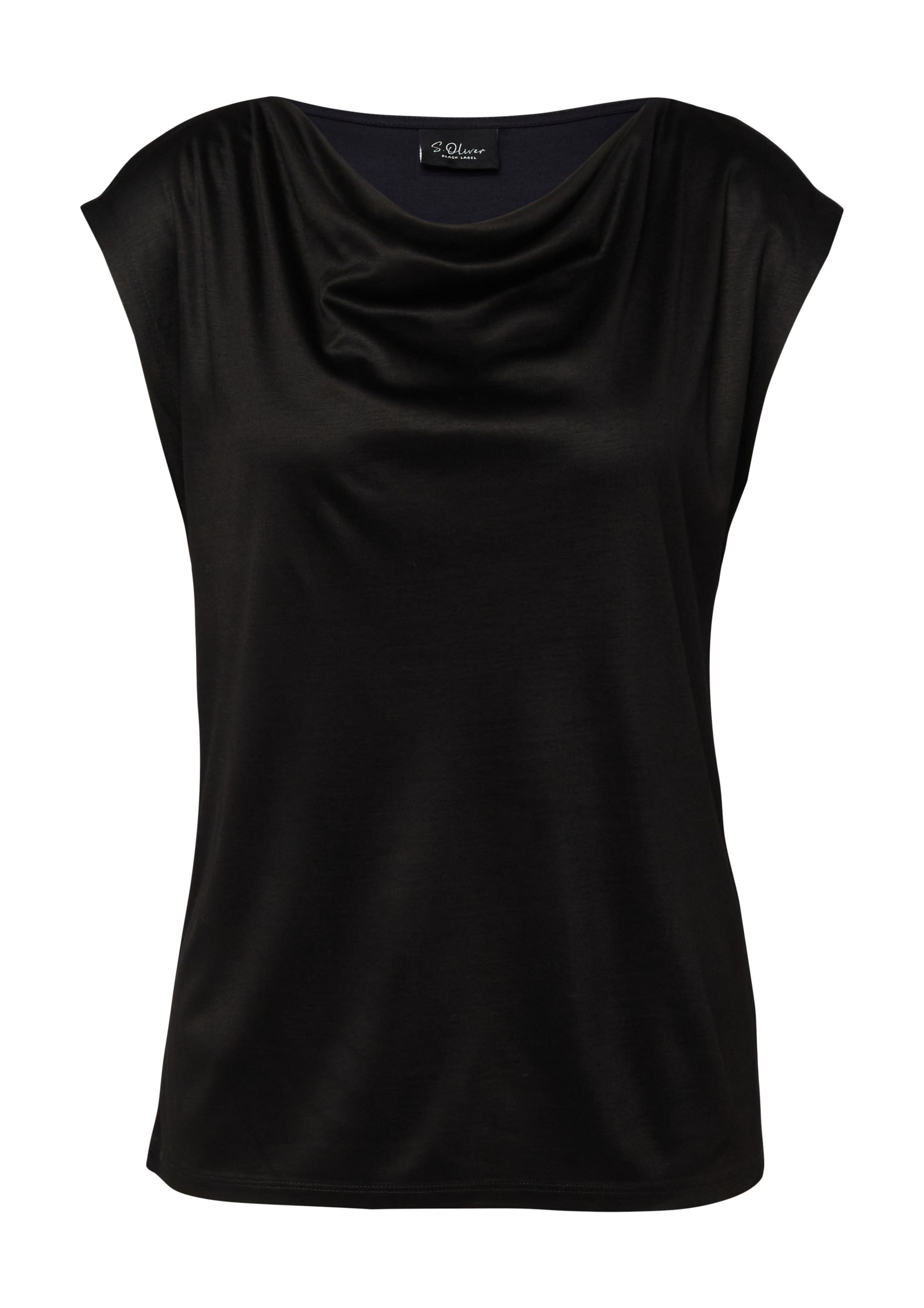 T-shirt s.Oliver en noir : devant