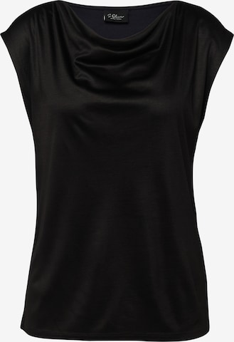 T-shirt s.Oliver en noir : devant