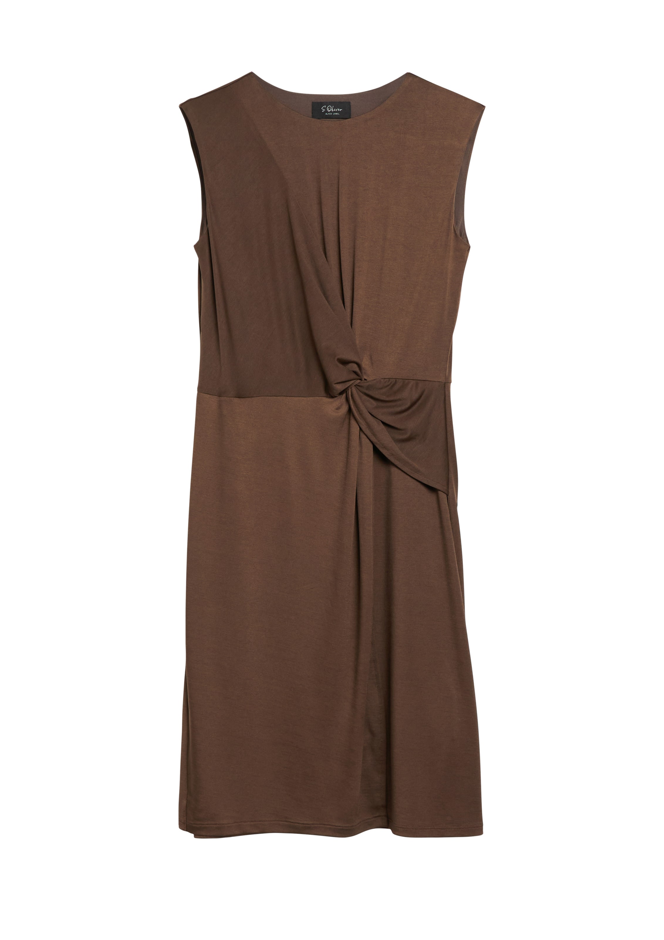 s.Oliver BLACK LABEL Jurk in Bruin: voorkant