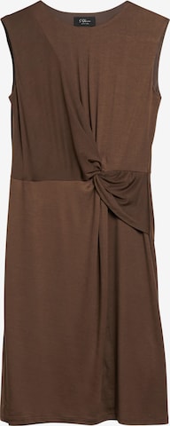 Robe s.Oliver BLACK LABEL en marron : devant