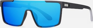 VEYREY Sonnenbrille 'Halber Rahmen Sonnenbrillen Tupirit' in Silber: Vorderseite