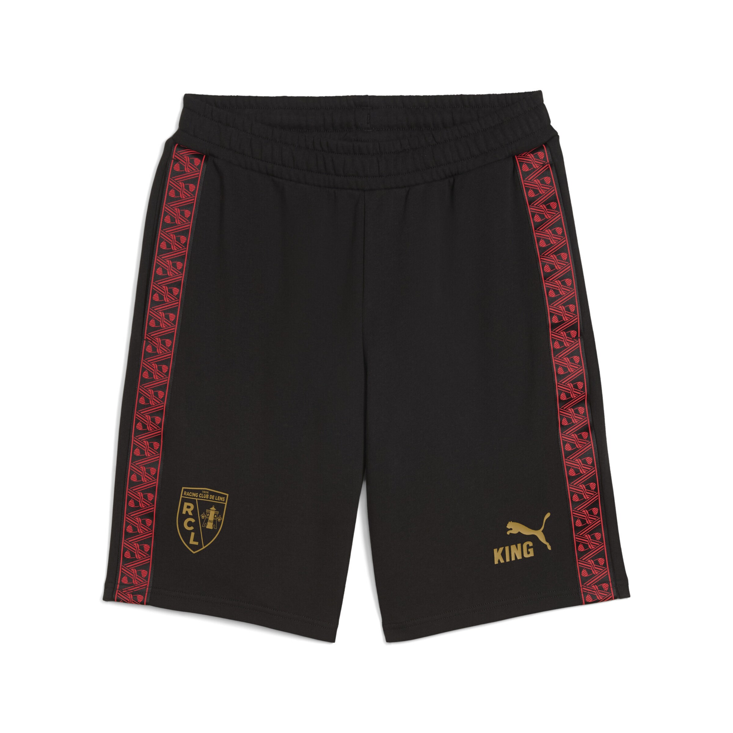 PUMA Regular Sportshorts 'RC Lens KING' in Schwarz: Vorderseite