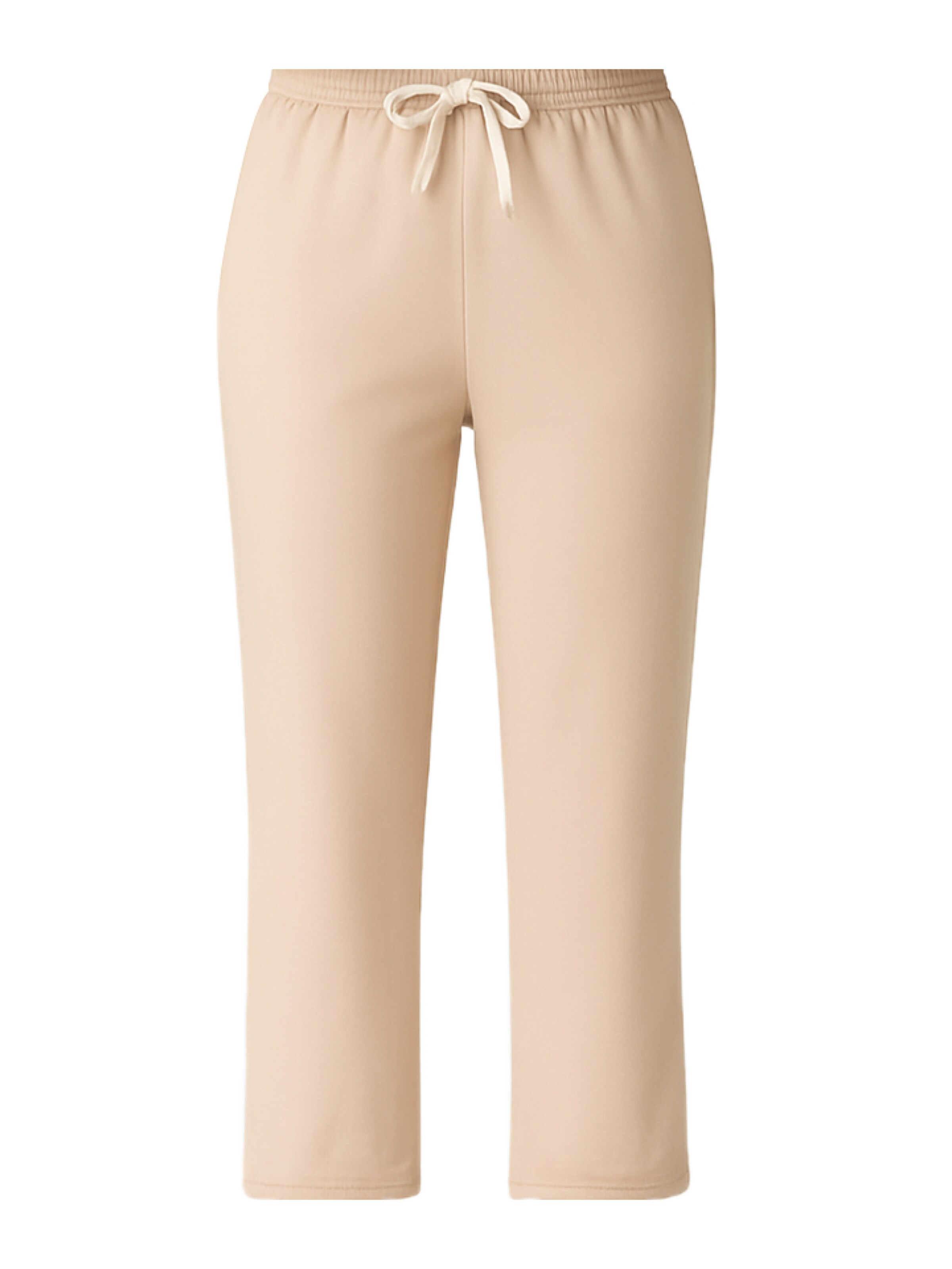 C&City Flared Broek in Beige: voorkant