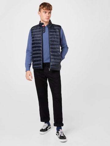 Regular Gilet TOMMY HILFIGER en bleu