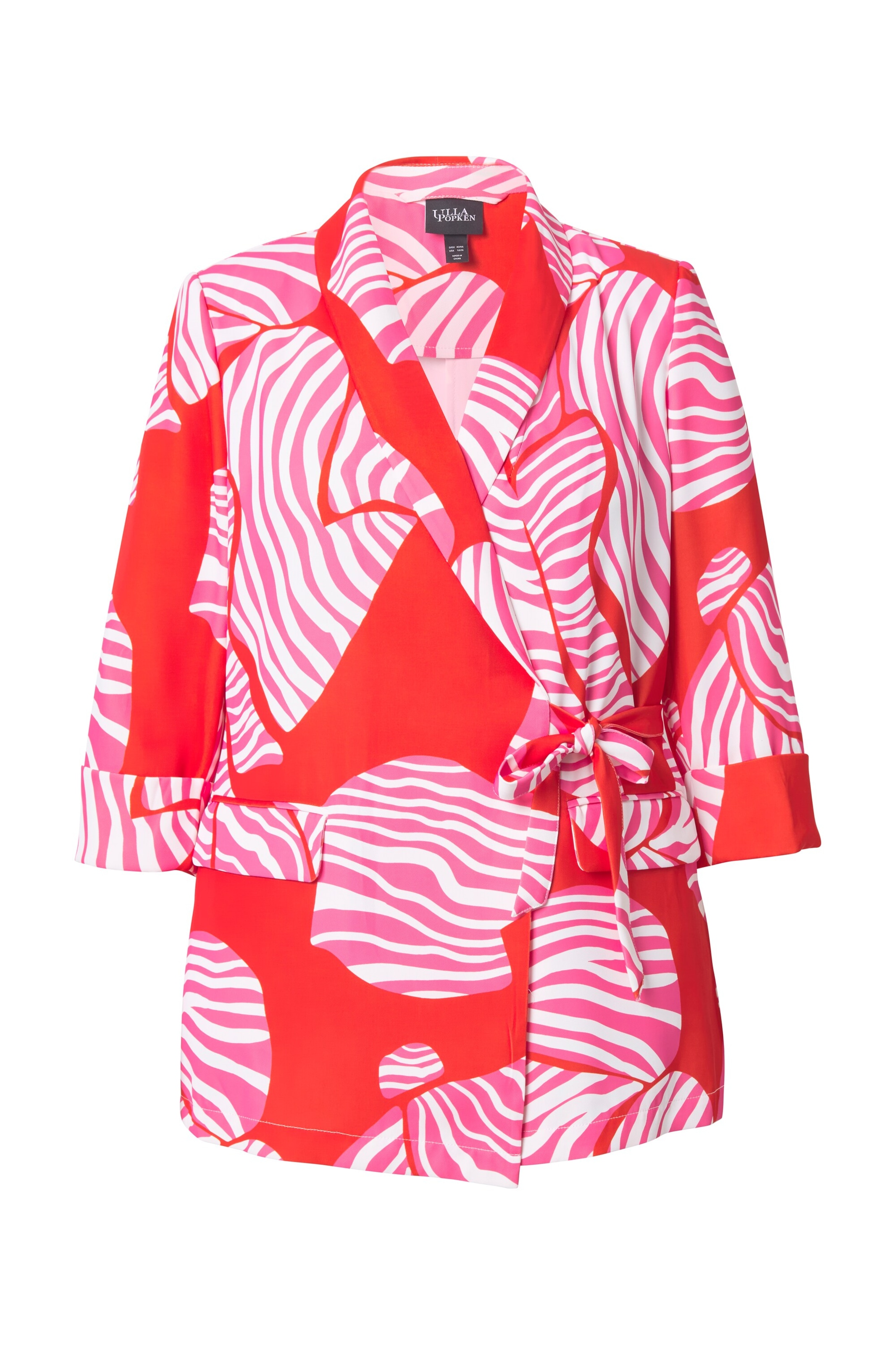 Ulla Popken Blazer in Rot: Vorderseite