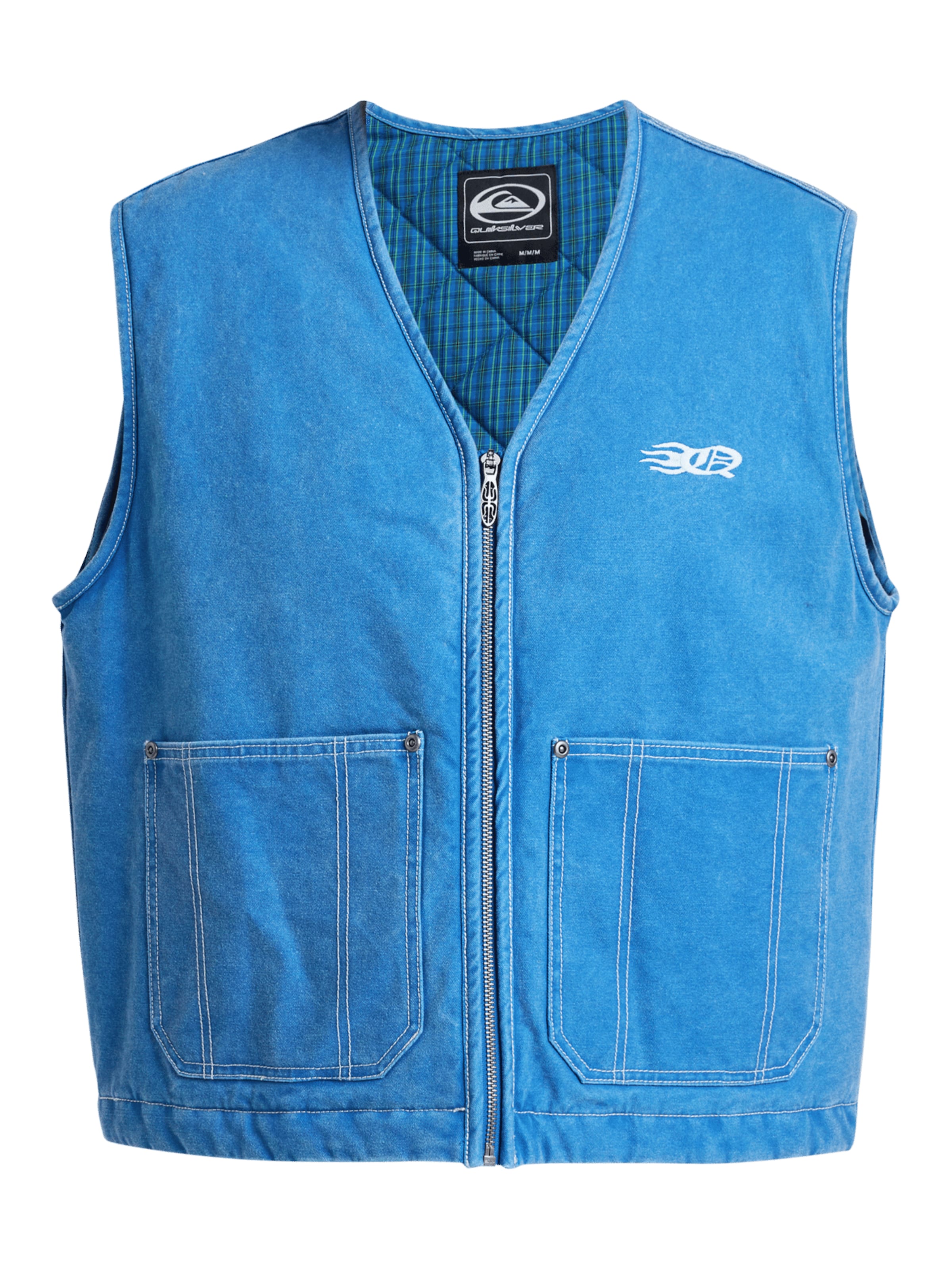 QUIKSILVER Vest 'Belview' in Blue: front