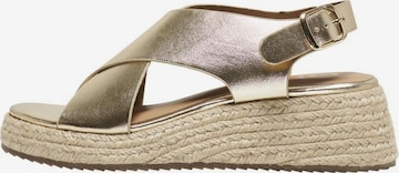 ONLY - Sandalias 'MINERVA-2' en oro: frente