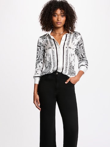 Morgan Блуза '261-CFOULAR' в бяло: отпред