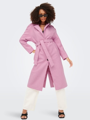 ONLY Between-seasons coat 'Emma' in Purple