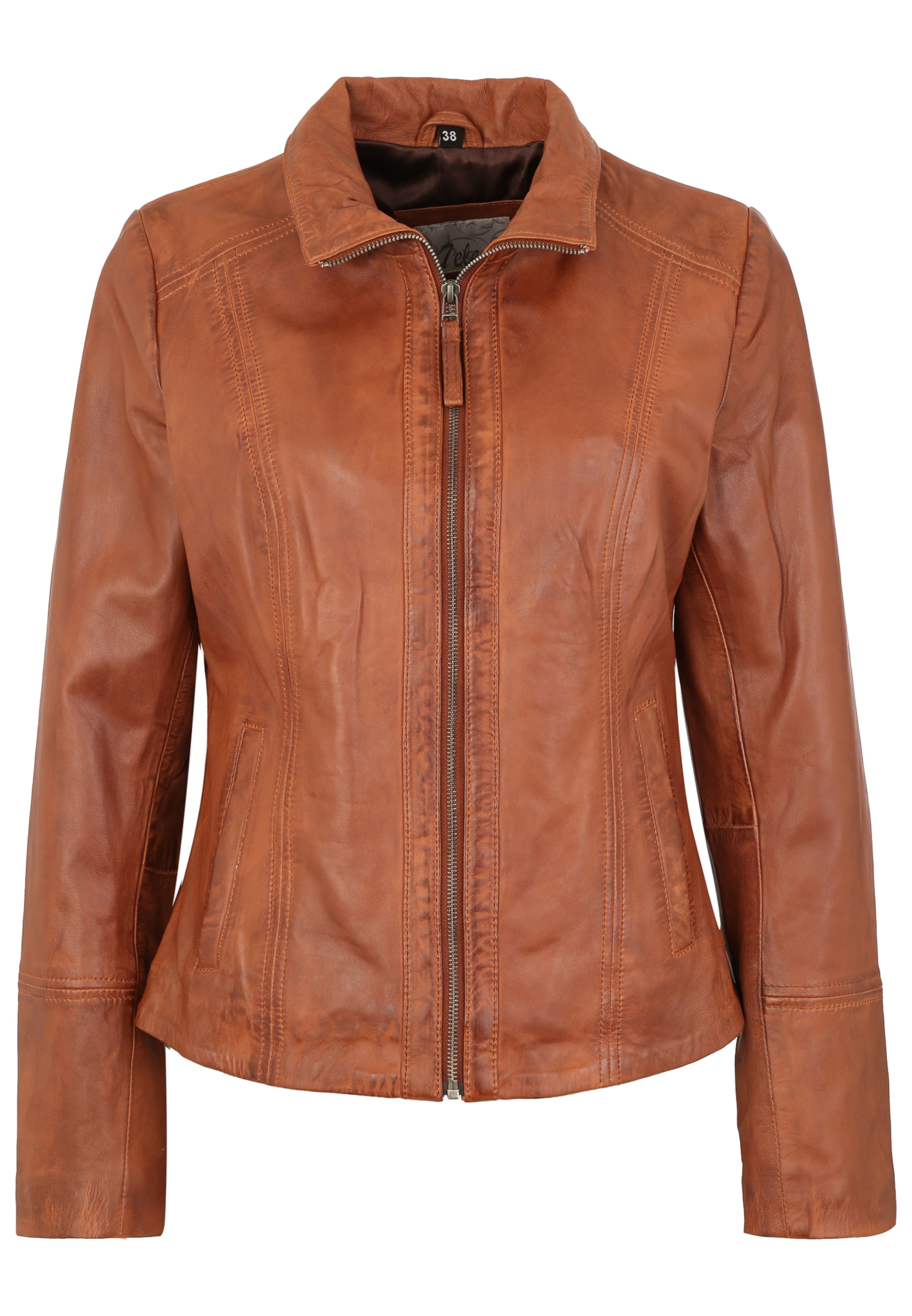 7ELEVEN Tussenjas 'Tammy' in Bruin: voorkant